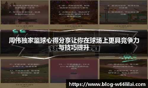 周伟独家篮球心得分享让你在球场上更具竞争力与技巧提升